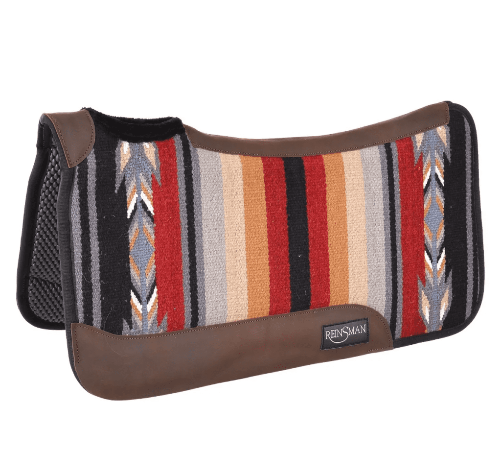 Reinsman Saddle Pad with Tacky Too® Technology for Horse Comfort and Rider Performance - Premium Western Riding Gear